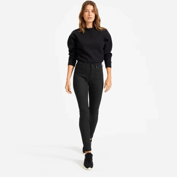Everlane Black  Skinny Ankle Jeans, size 24 - Picture 1 of 9